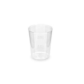   Pohár snapszos Erős műanyag 2/4 cl jelölt [50 db/cs] [40 cs/#]