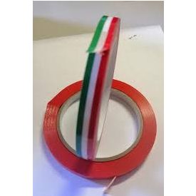 Ragasztószalag Nemzeti szín tasakzáró 9x66 mm