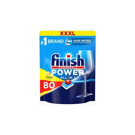 Finish Mosogató tabletta  
 80 db All in 1 max Lemon