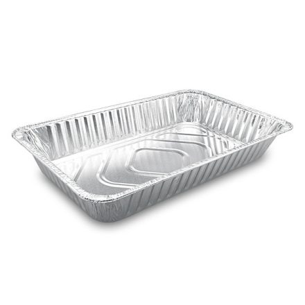 Alu tálka gasztro négyszögletes 8500 ml 527 x 323 x 80 mm '1/1' [50 db]