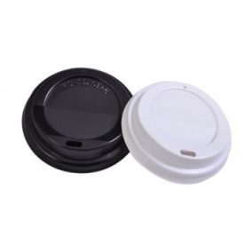   Papírpohár tető 1dl-re fehér és fekete NL [50 db/cs] [ 20 cs/# ] 62 mm