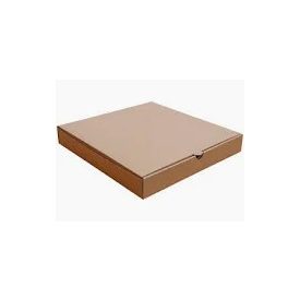 Pizzadoboz barna nyomatlan 28x28x4 cm [ 100 db/cs ]
