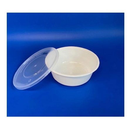 Gulyástál  PP Kerek Fehér 500 ml extra 
 [ 50 db/cs ] [12cs/# ]