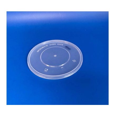 Gulyástál Tető  PP műanyag VT [Kerek fehér extra gulyáshoz]
   500 ml -750 ml [ 50 db/cs ] [ 12cs/# ]