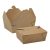 Food Box 1500 ml kraft 195x140x48 mm [ 50 db/cs ] [  4 cs/# ]