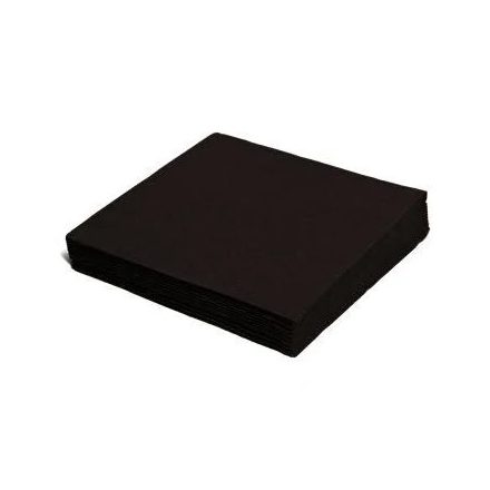 Szalvéta MAKI 4be hajtott 3.rtg. 33 x 33 cm [ 20 lap/cs ] [ 12 cs/# ] Fekete