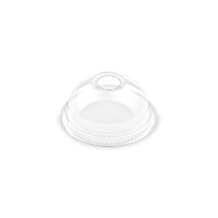 Pohár shaker műanyag tető - félgömb lyukas 95mm [ 100 db/cs ] INT: