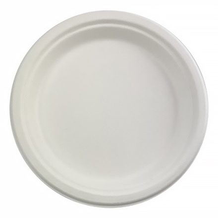 ÖKO cukornád tányér  22,5 cm [50 db/cs, 8 #] 