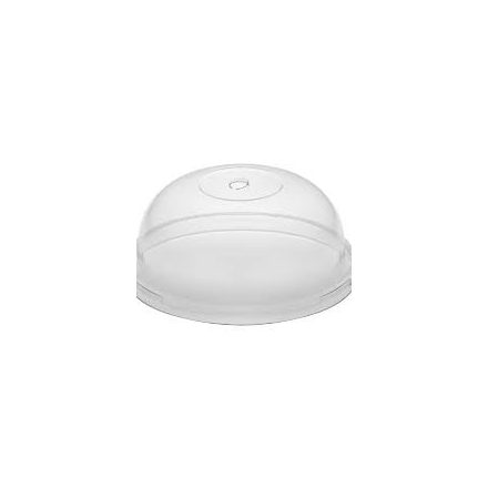 Papírpohár tető műanyag félgömb, 90mm - 8mm Szívószál lyukkal  [ 100 db/cs ] [ 20 cs/# ]