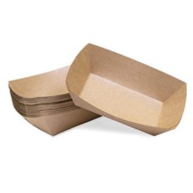 Papír csónak tálca kraft 1000 ml [ 50db/cs]