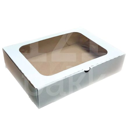 Süteményes doboz 
26x36+8 cm 